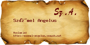 Számel Angelus névjegykártya